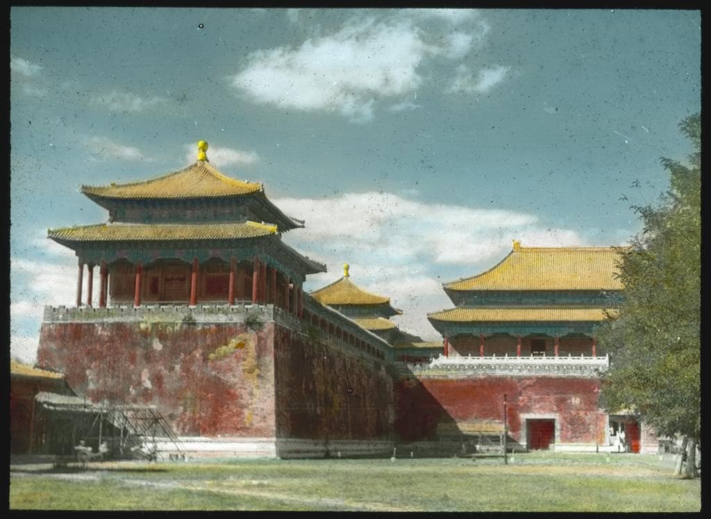 The Meridian Gate of the Forbidden City in Beijing, 1930