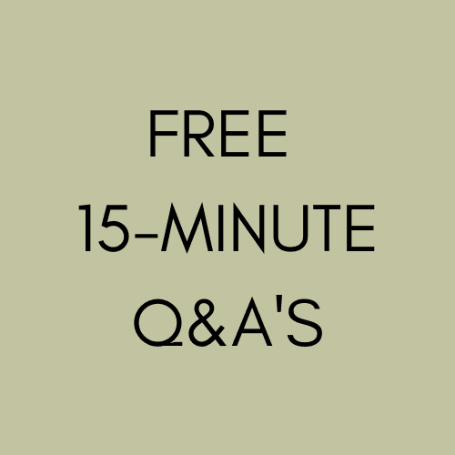 Free 15-minute Q&As