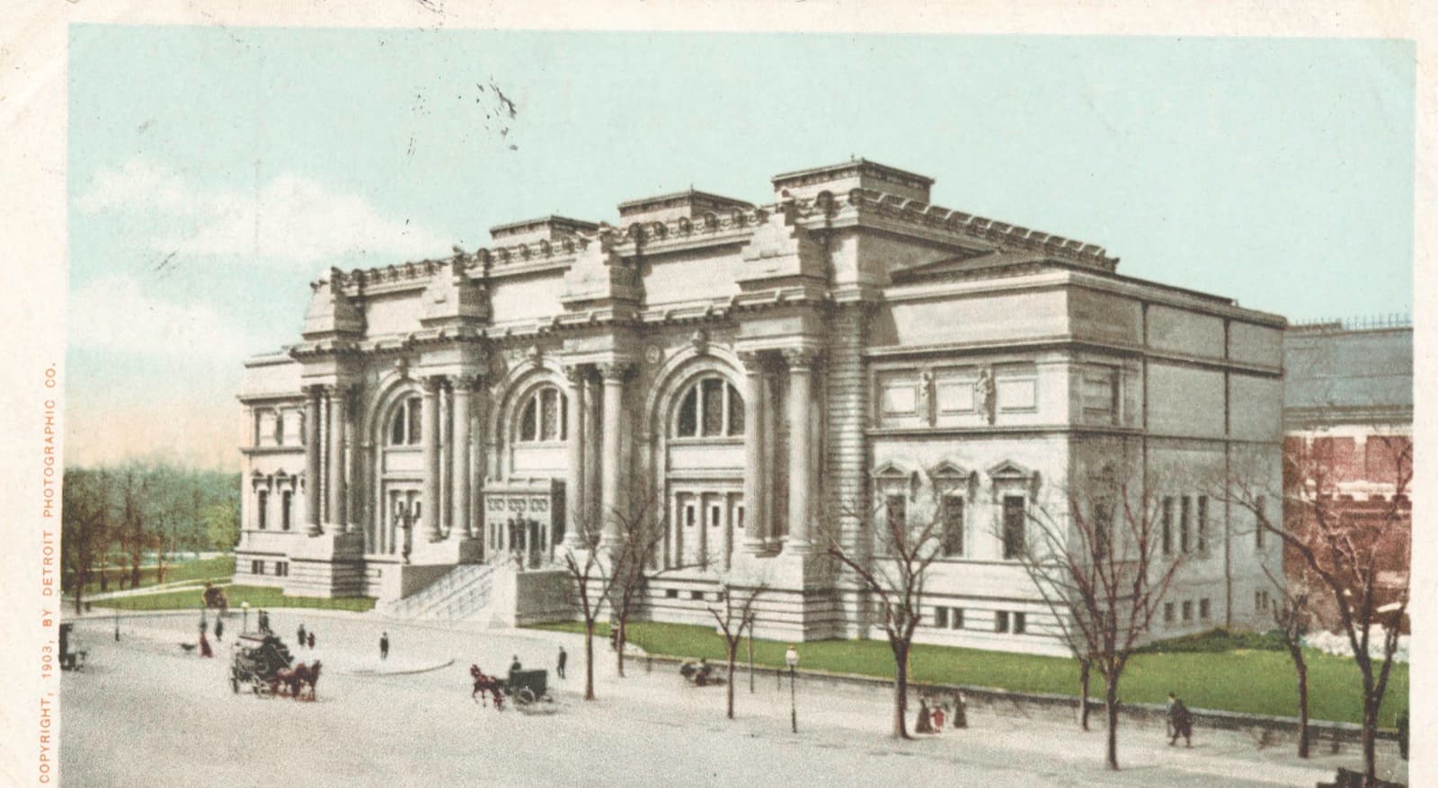 The Metropolitan Museum of Art on Fifth Avenue, around 1900
